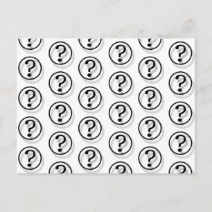 Postal Marcas de preguntas