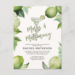 Postal Marcas y matrimonio de la bachillerato