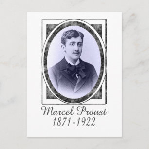 Postal Marcel Proust