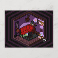Marceline Vampire Dark Living Room Pixel Art