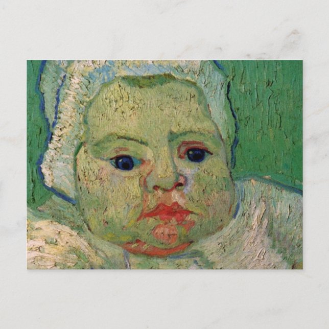 Postal Marcelle Roulin por Vincent van Gogh (Anverso)