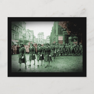 Postal Marcha afroamericana de mujeres