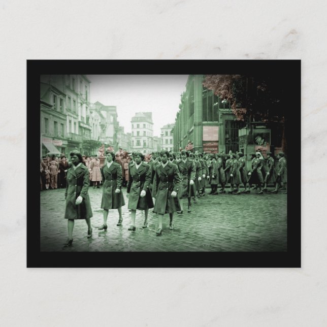 Postal Marcha afroamericana de mujeres (Anverso)