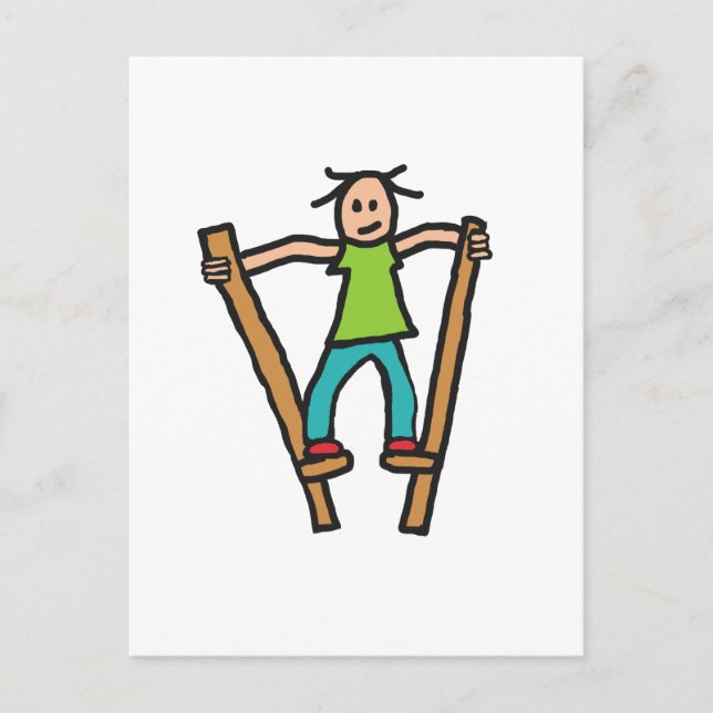 Postal Marcha de inclinación (Anverso)