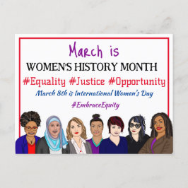 Postal Marcha es el Día Internacional de la Mujer