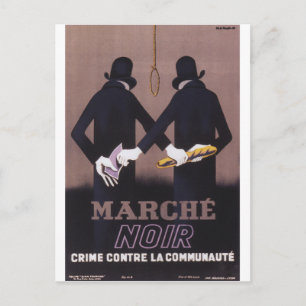 Postal Marcha Poster de propaganda