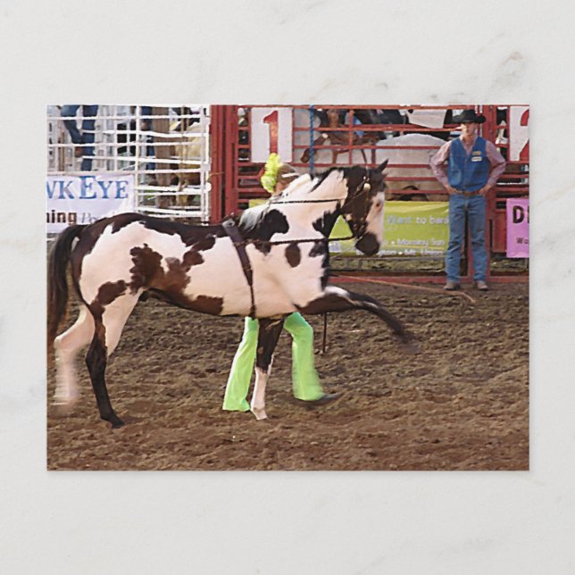 Postal Marchando al ritmo (Anverso)