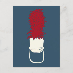 Postal Marchando Gorra de banda con plumas