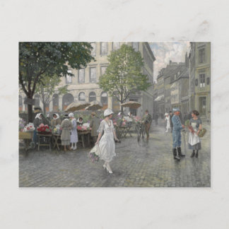 Postal Marché aux fleurs