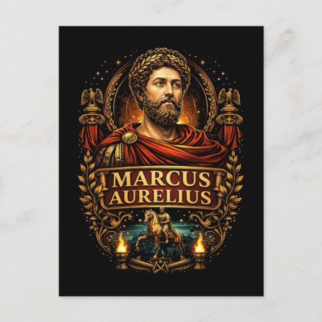 Postal Marco Aurelio (Anverso)