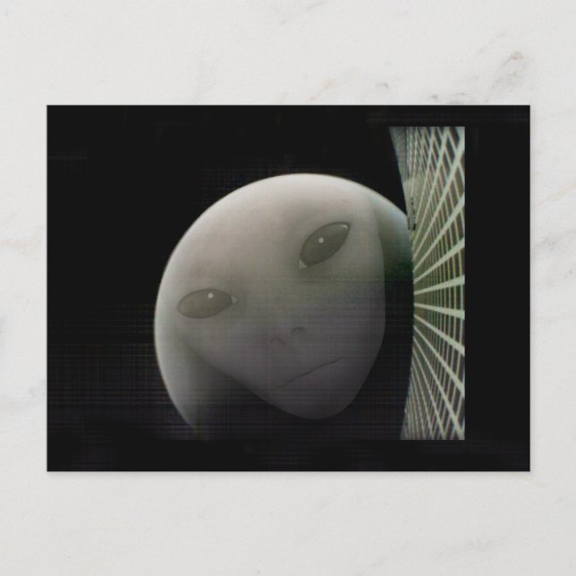 Postal MarCO CubeSat Alien Mars Adiós (Anverso)