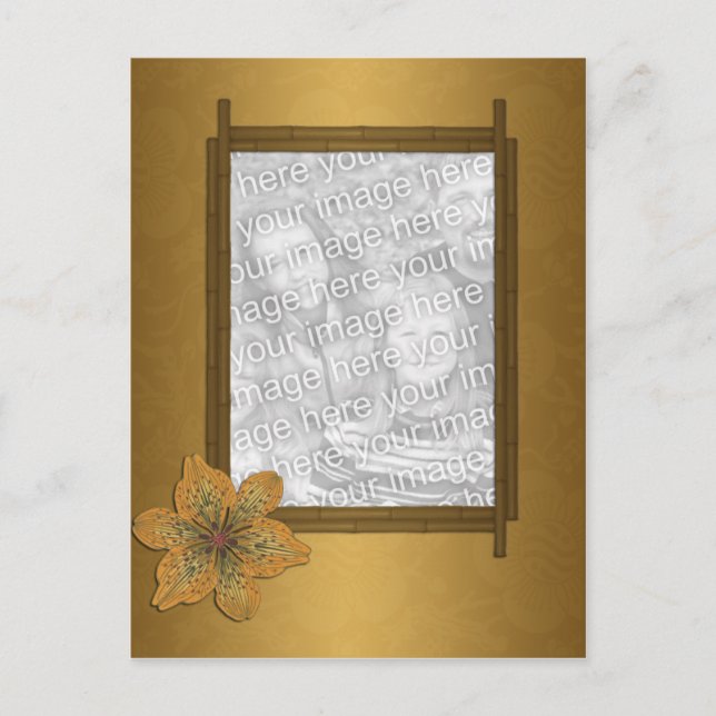 Postal Marco de bambú (Anverso)