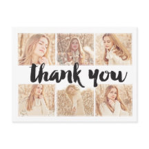 Marco de Foto de Graduación Graduado Gracias Tarje