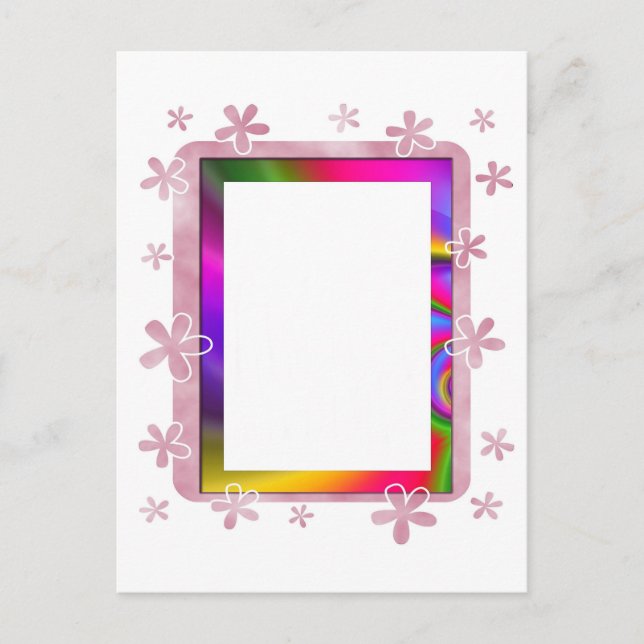 POSTAL MARCO DE FOTOGRAFÍA FLORAL (Anverso)