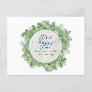 Postal marco de texto minimalista Para el tema del moto