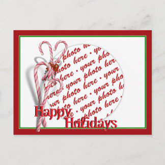 Postal Marco fotográfico Candy Canes