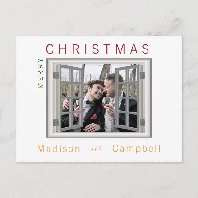 Postal Marco fotográfico de la ventana falsa (Anverso)