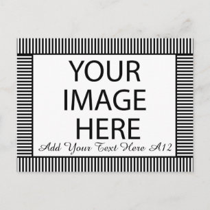 Postal Marco fotográfico Personalizado DIY que usted mism