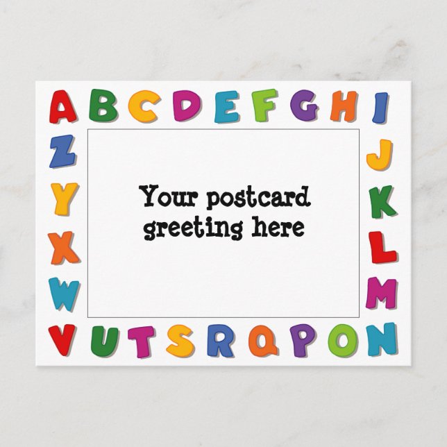 Postal Marcos de cartas (Anverso)