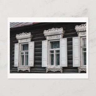 Postal Marcos de Ventana Tallados Arquitectura de Antigua