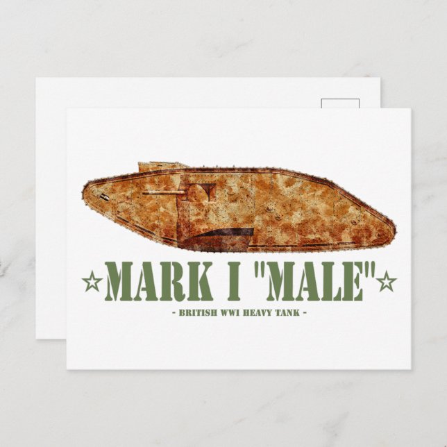 Postal Marcos I Guerra Mundial Masculina Primera Gran Bre (Anverso / Reverso)