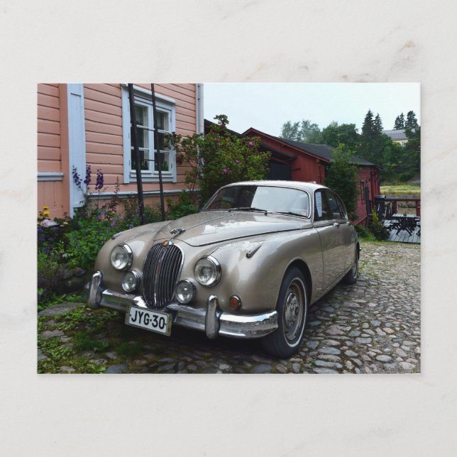 Postal Marcos Jaguar 2 en Porvoo, Finlandia (Anverso)
