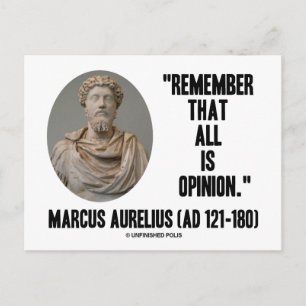Postal Marcus Aurelius Recuerda Que Todo Es Una Cita De O