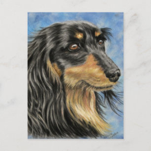 Postal Marcus - Larga trayectoria en el arte de Dachshund