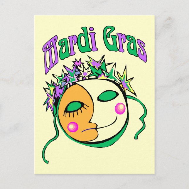 Postal Mardi Gras (Anverso)