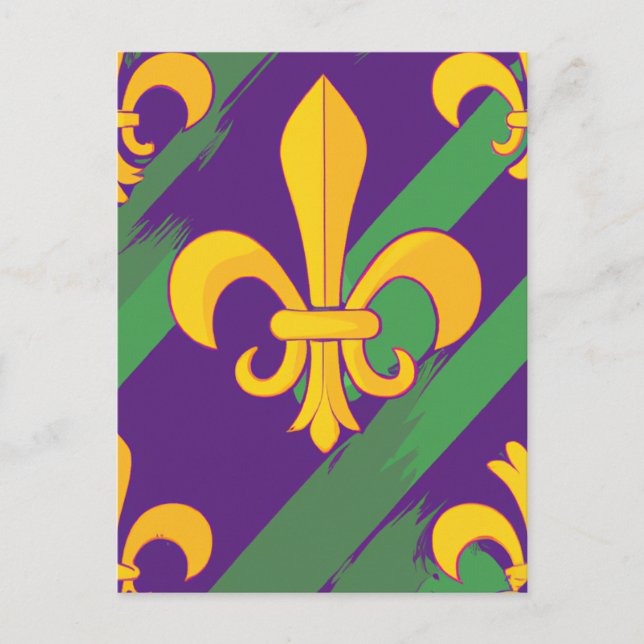 postal Mardi gras (Anverso)