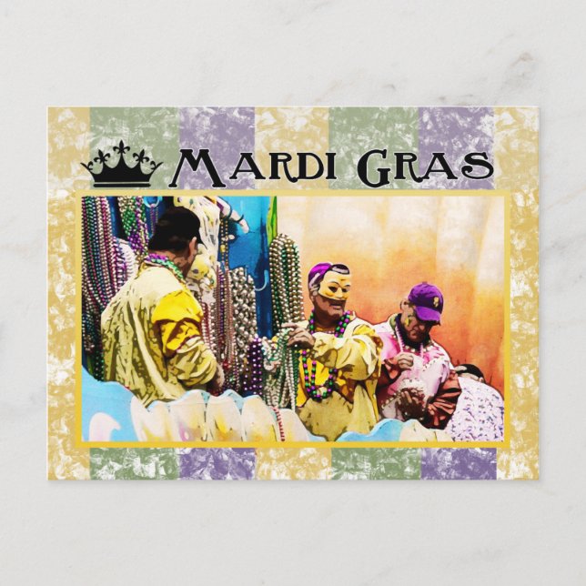 Postal Mardi Gras (Anverso)