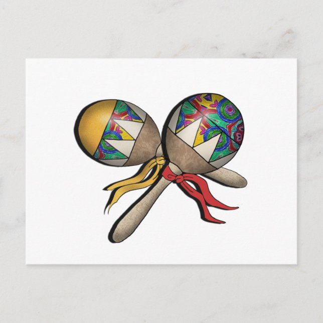 Postal Mardi Gras, Carnaval, Maracas Tropical - 01 (Anverso)