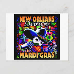 Postal Mardi Gras de Nueva Orleans #010