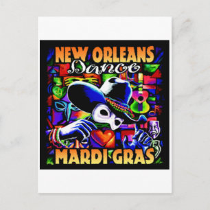 Postal Mardi Gras de Nueva Orleans #010