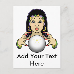 Postal Mardi Gras Fortune Teller