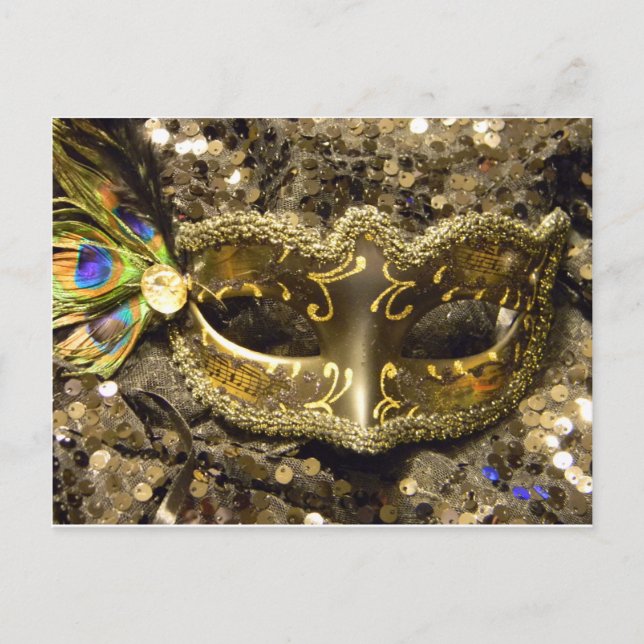POSTAL MARDI GRAS GOLD (Anverso)
