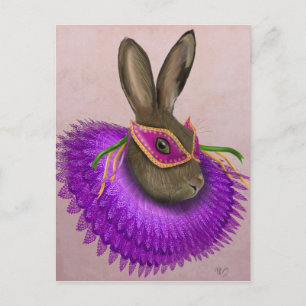 Postal Mardi Gras Hare