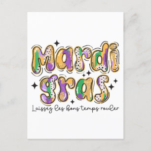 Postal Mardi Gras Laissez Les Bons Temps Rouler