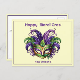 Postal 💚 💜 💛 Mardi Gras Magic