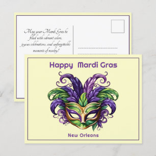 Postal 💚 💜 💛 Mardi Gras Magic