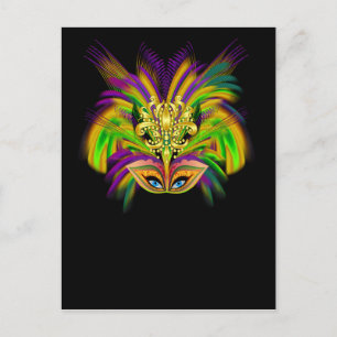 Postal Mardi-Gras-Mask-The-Queen-V-2