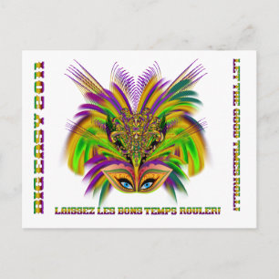Postal Mardi-Gras-Mask-The-Queen-V-3