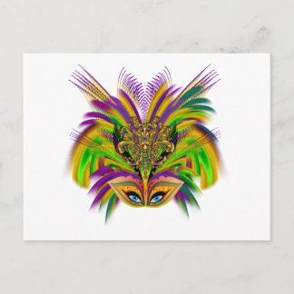 Postal Mardi-Gras-Mask-The-Queen-V-3
