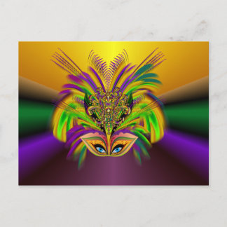 Postal Mardi-Gras-Mask-The-Queen-V-3