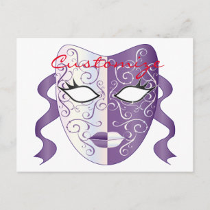 Postal Mardi Gras Mask Thunder_Cove
