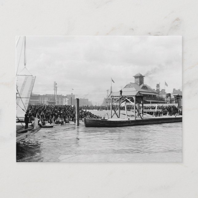 Postal Mardi Gras, Nueva Orleans: 1910 (Anverso)