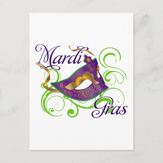 Postal MardiGras (Anverso)