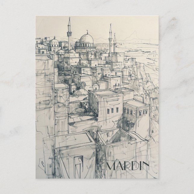 Postal Mardin Turkiye Travel (Anverso)
