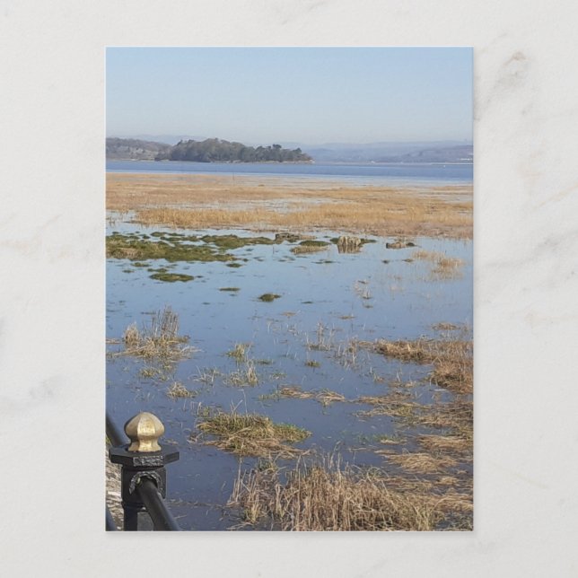 Postal Marea alta de Morecambe Bay (Anverso)