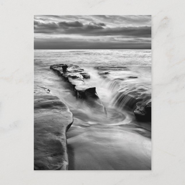 Postal Marea En Aumento En La Playa (Anverso)